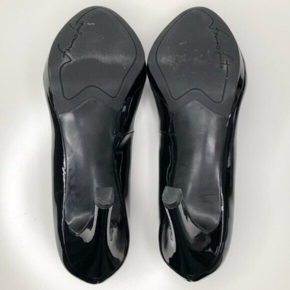 Franco Sarto Darren Black Almond  Toe Heels Size 6 - Picture 6 of 7